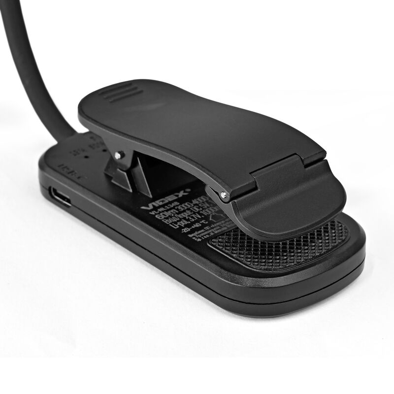 LED RECHARGEABLE READING LAMP VIDEX VL-NL134B Black