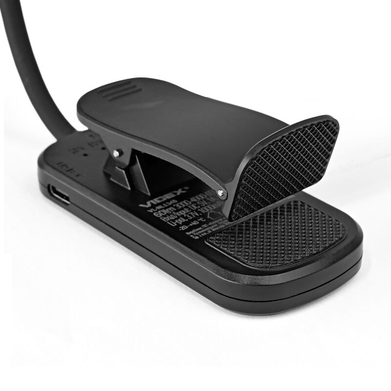 LED RECHARGEABLE READING LAMP VIDEX VL-NL134B Black