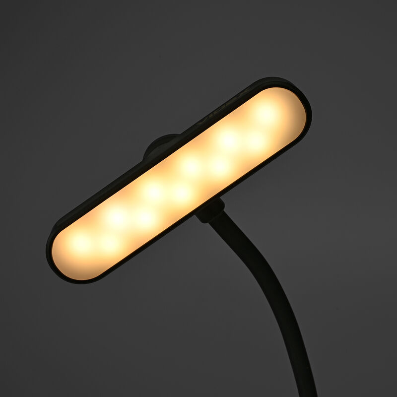 LED RECHARGEABLE READING LAMP VIDEX VL-NL134B Black