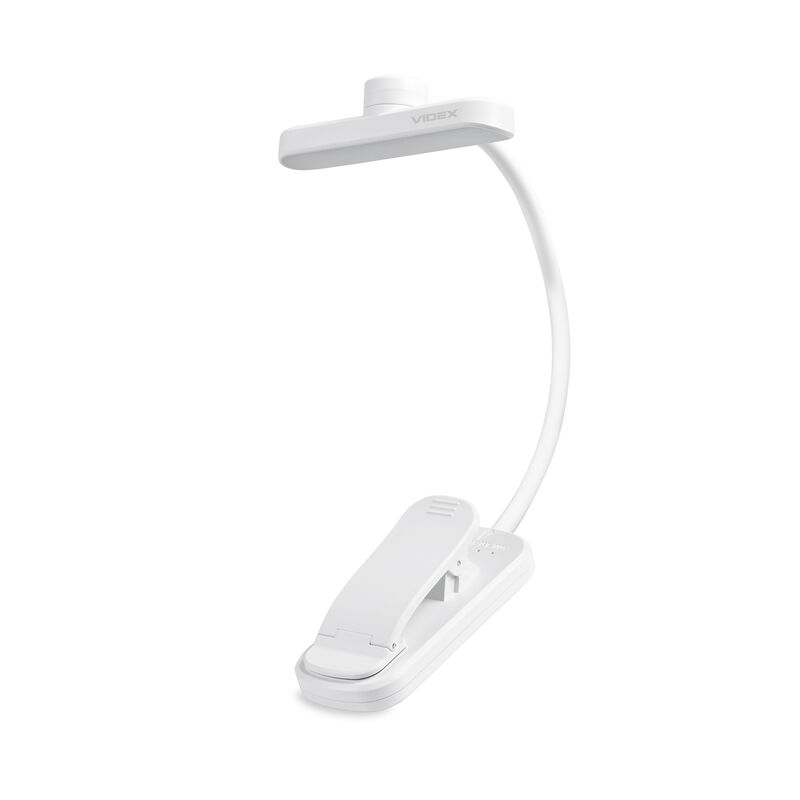 LED RECHARGEABLE READING LAMP VIDEX VL-NL134W White