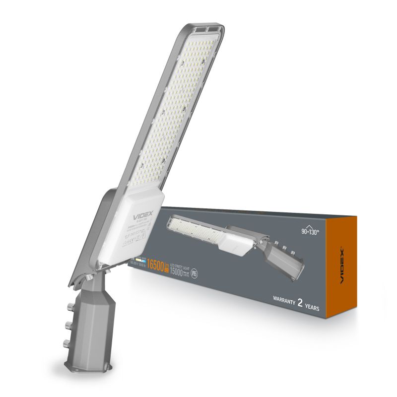 LED Street Light VIDEX IP65 SLE17 150W 16500Lm 5000K 220V