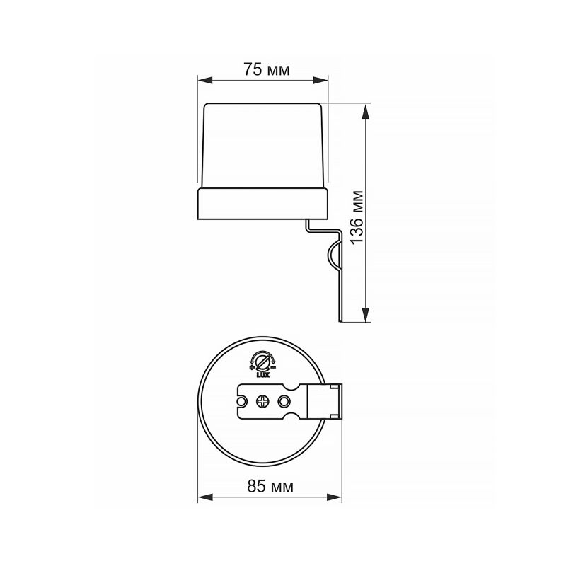 Light sensor VIDEX 25A photometrical