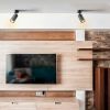 Wall and ceiling spotlight luminaire VIDEX-GU10-GRANT-BLACK