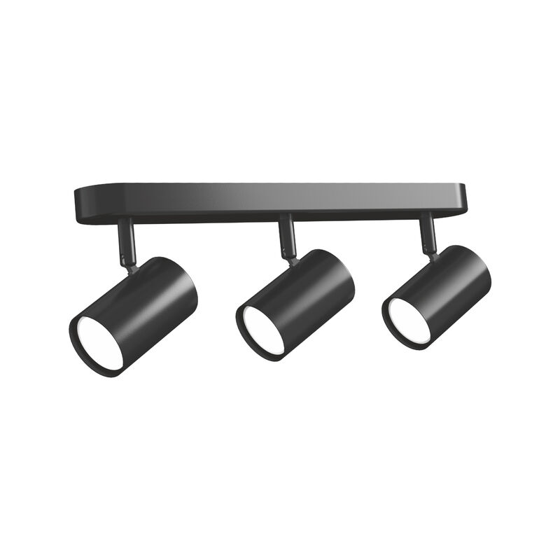 Wall and ceiling spotlight luminaire VIDEX for 3xGU10 lamp VL-SPF05B-WFB