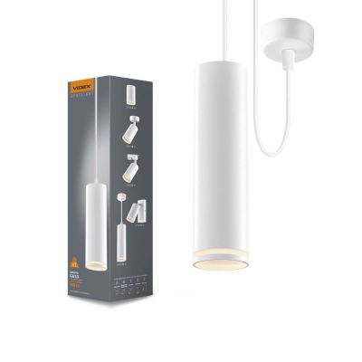 Pendant spotlight luminaire VIDEX-GU10-TATUM-WHITE