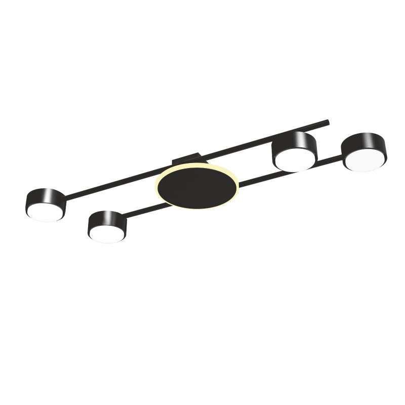 Ceiling spotlight luminaire VIDEX for 4xGX53 lamp with backlight VL-SPF21B-BB