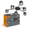 Ceiling spotlight luminaire VIDEX for 6xGX53 lamp VL-SPF21B-BP