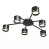 Ceiling spotlight luminaire VIDEX for 6xGX53 lamp VL-SPF21B-BP