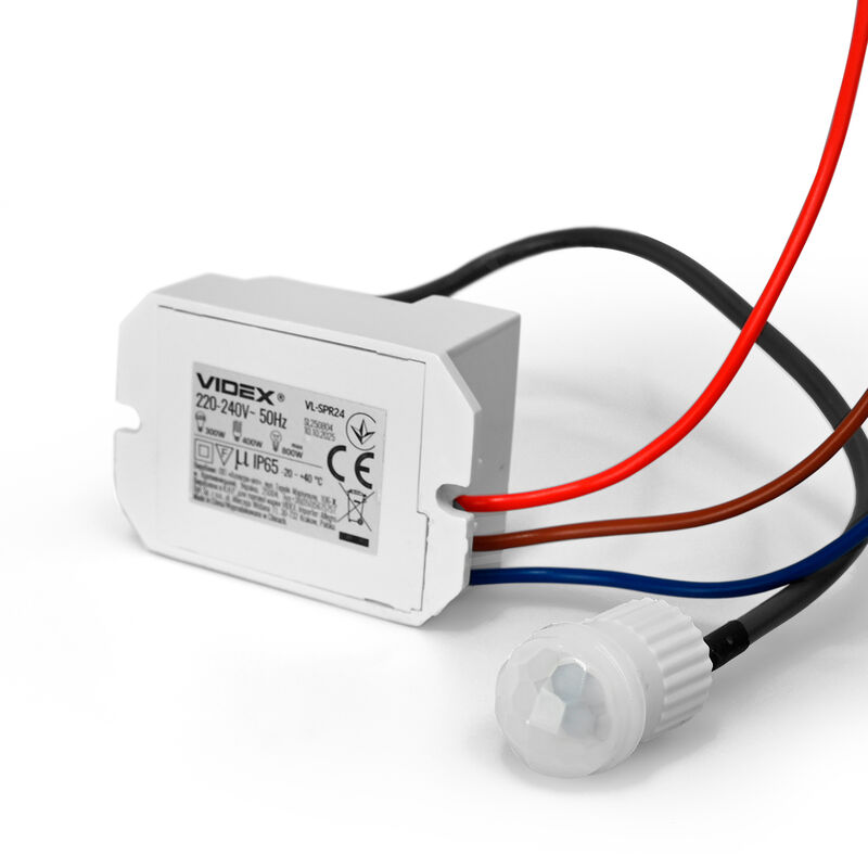 PIR motion and light sensor VIDEX VL-SPR24 800W IP65