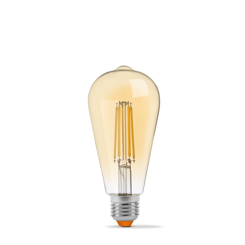 LED Bulb VIDEX Filament ST64FAD 6W E27 2200K Dimmer bronze