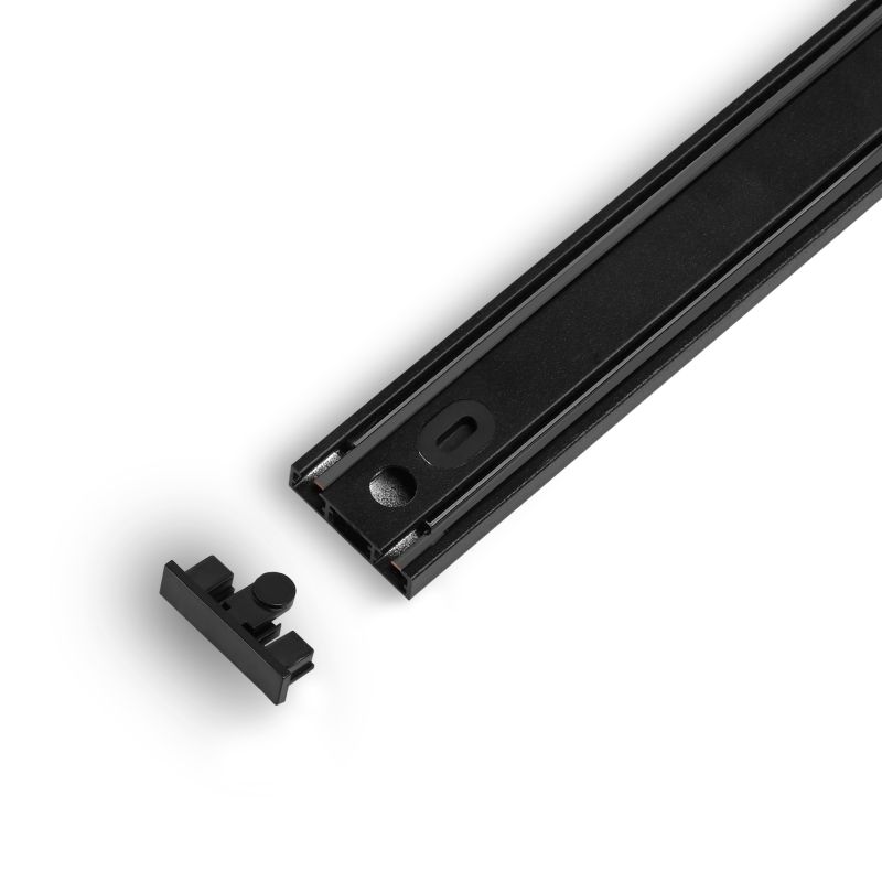 Busbar for magnetic slim track light system VIDEX VL-TRMS-FTS20B 2m Black