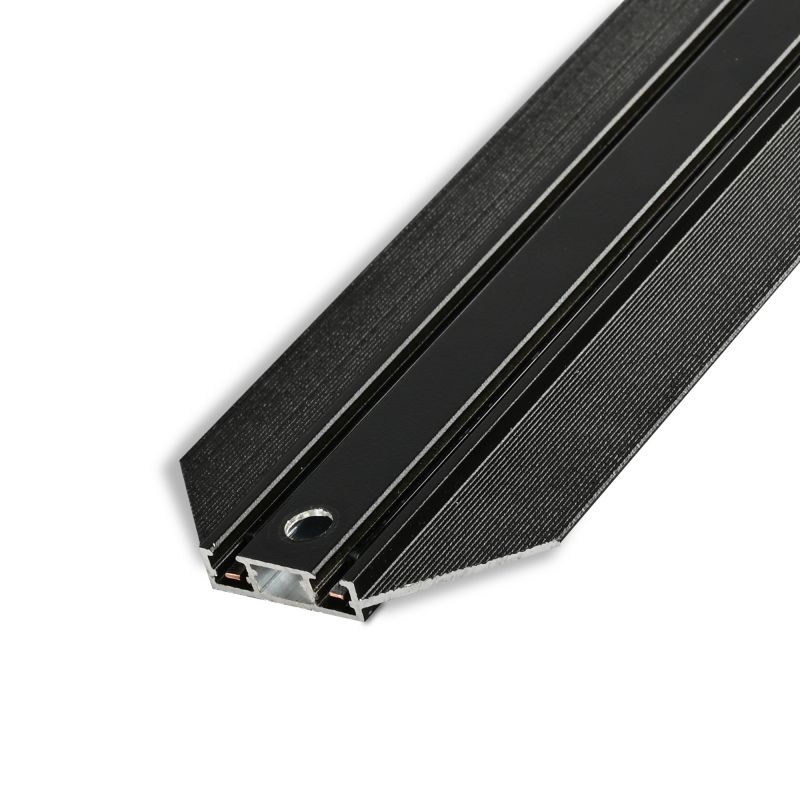 Busbar for magnetic slim track light system VIDEX VL-TRMS-FTR20B 2m Black