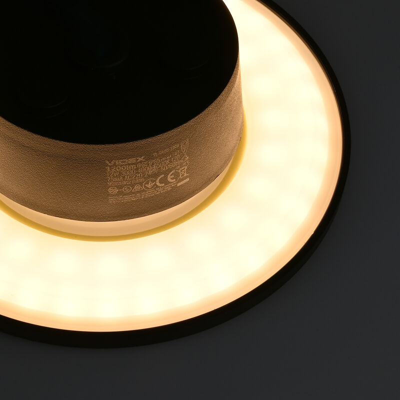 LED wall-mounted Light IP65 VIDEX 12W 3000K-4000K-6500K 1200Lm Black