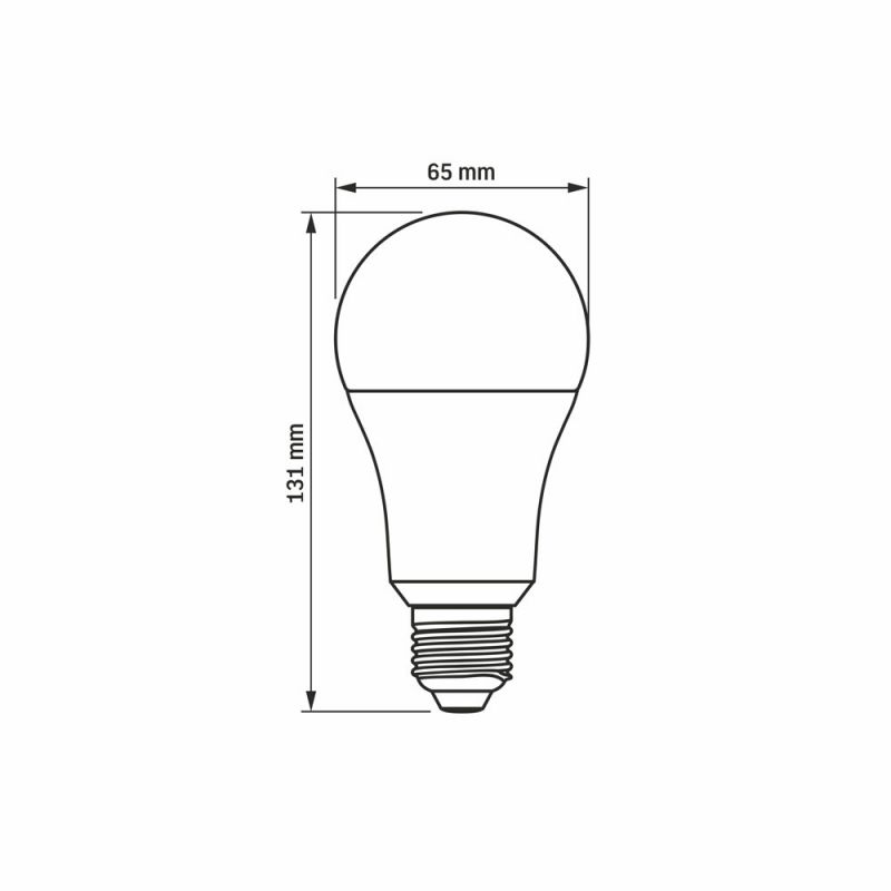 LED Bulb VIDEX-E27-A65-15W-NW