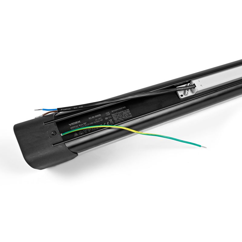 LED Batten Light VIDEX 36W 0.6М 5000K 4000Lm Black