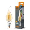LED Bulb VIDEX-E14-C35-6W-FIL-FLAME-AMBER-WW