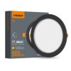 LED Recessed Downlight VIDEX-DOWNLIGHT-LED-DLBR-124-BLACK-12W-NW