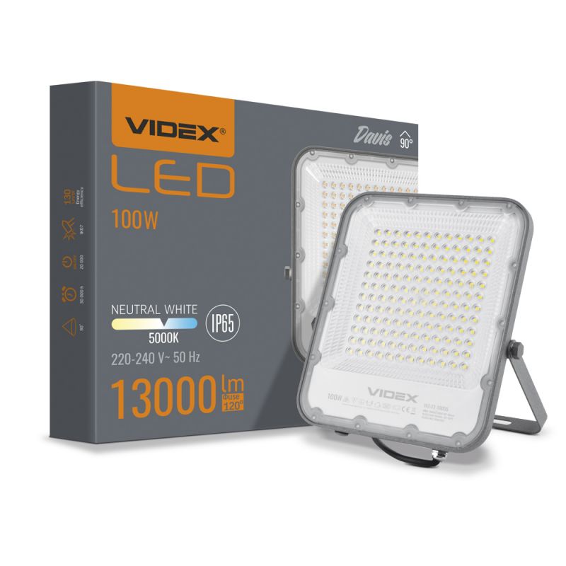 LED Floodlight VIDEX-FLOOD-LED-DAVIS-100W-NW