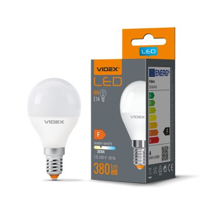 LED Bulb VIDEX-E14-G45-4W-WW