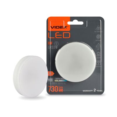 LED Bulb VIDEX-GX53-8W-WW