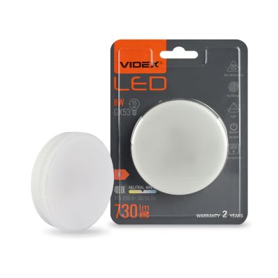 LED Bulb VIDEX-GX53-8W-NW