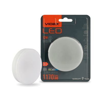 LED Bulb VIDEX-GX53-12W-WW