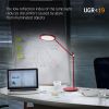 LED Dimmable Desk Lamp VIDEX TF15R 20W 4100K Red