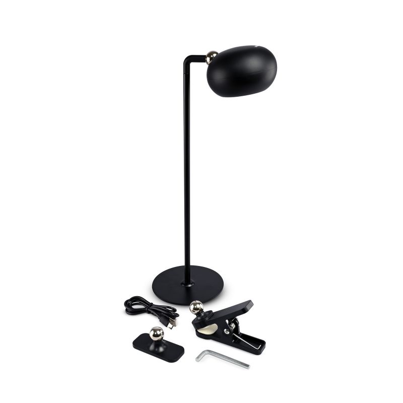 LED Rechargeable Desk Lamp VIDEX VLE-TF18B Black