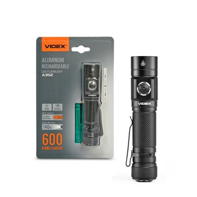 LED Portable Flashlight VIDEX VLF-A352 600Lm 5000K