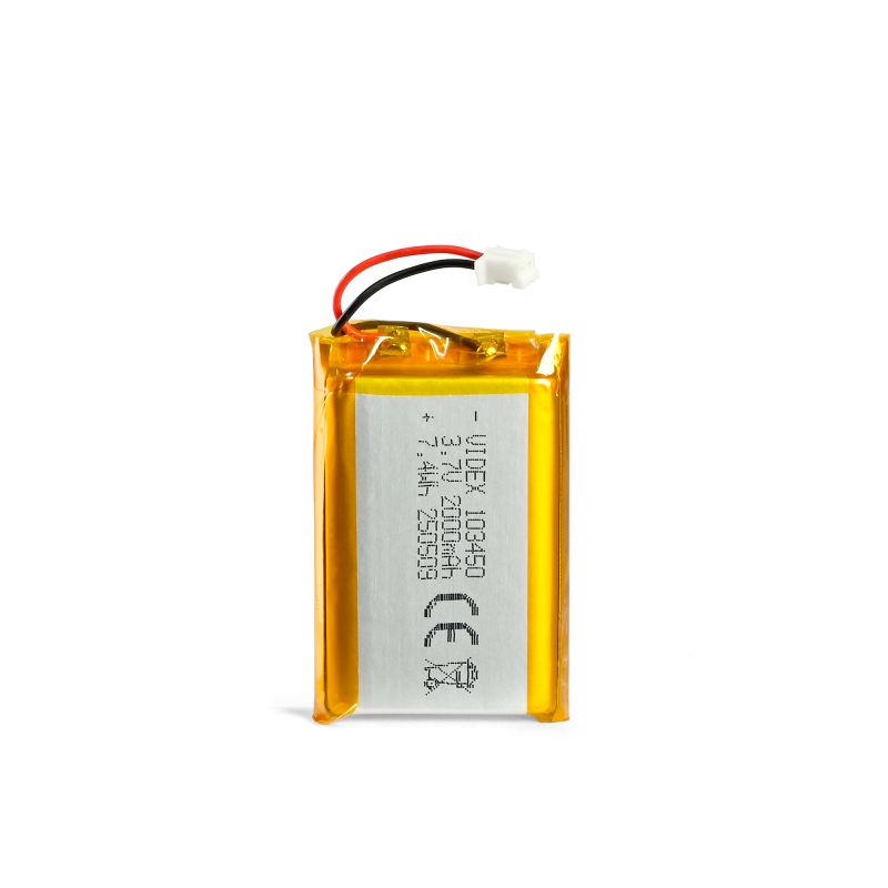RECHARGEABLE Battery VIDEX Li-pol VLF-B103450-20 2000mAh