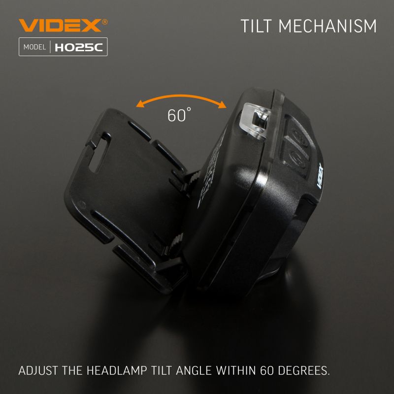 LED Headlamp VIDEX VLF-H025C 310Lm 5000K
