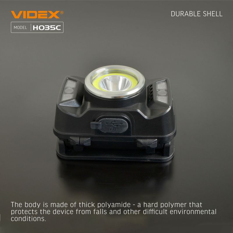 LED Headlamp VIDEX VLF-H035C 410Lm 5000K