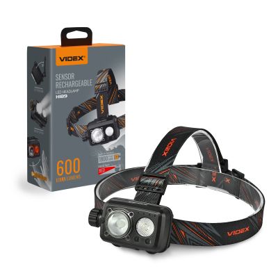 LED Headlamp VIDEX VLF-H189 600Lm 5000K